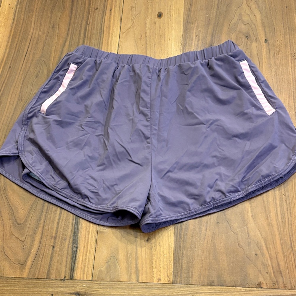 Women's Purple Athletic Shorts